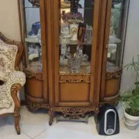 ویترین چوب راش گنده کاری