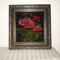 تابلو فرش ابریشم دستبافت