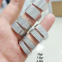 ست انگشتر نقره زنانه مردانه عروس داماد۹۲۵-۲۵۰۰+۳۵۰