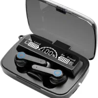 هندزفری بلوتوثی M19 Newest.تاچ کنترل.باکس پاوربانک