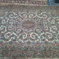 قالی دستباف کرمان، دو در سه، طرح ترنج|فرش|زرند, |دیوار