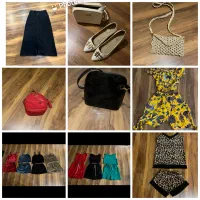 یک سری لباس کیف کفش سایز اسمال مدیوم کفش سایز ۳۸