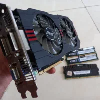 کارت گرافیک GTX750TI ASUSE وسایرقطعات قیمت توضیحات
