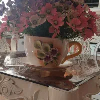 گل وگلدان فنجون