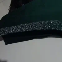 لباس مجلسی نگین دار زمردی|لباس|فردیس, شهرک ناز|دیوار