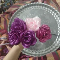 فروش گل روبانی دست‌ساز با قیمت تولیدی|گل مصنوعی|اردبیل, |دیوار