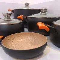 بازسازی ظروف تفلون گرانیت چدن آلومینیوم مس