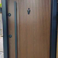 درب ضدسرقت ضدسرقت دکورال فلز طرح چوب نقد چک