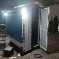 کانکس و دکه فست فود غذا خوری قهوه سیار چهار چرخ|کافیشاپ و رستوران|رشت, جانبازان|دیوار