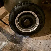 رینگ فولادی و لاستیک یخ شکن رنو پنج یک جفت