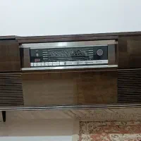 رادیو گرام کمدی پایه دار|کلکسیون اشیاء عتیقه|خلیل آباد, |دیوار