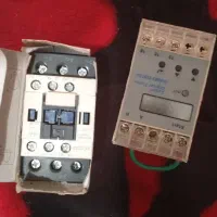 کنتاکتور اشنایدر فرانسوی اصل و تایمر فانوس