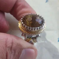 انگشتر نقره سیترین