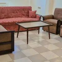 مبل راحتی هفت نفره چوبی کلاسیک|مبلمان خانگی و میز عسلی|تهران, ولنجک|دیوار