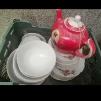 بخاری و چند عدد بشقاب و کاسه و کفگیر|بخاری، هیتر، شومینه|یزد, |دیوار