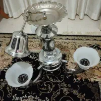 دو عدد لوستر استیل نو|لوستر و چراغ آویز|تهران, اباذر|دیوار