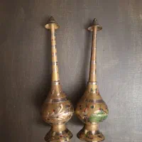 یک جفت گلاب پاش عربی قدیمی