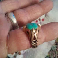 فروش یک عددانگشترطلابانگین فیروزه