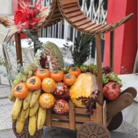 دیزاین دکورولوازم عروس برای یلداومیوه ارایی باکس