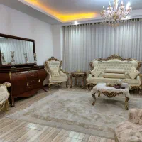 مبلمان استیل چوب گردو منبت ها کار دست|مبلمان خانگی و میز عسلی|گرمدره, |دیوار