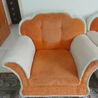 مبل هفت نفره کار کرده|مبلمان خانگی و میز عسلی|رشت, سعدی (تختی)|دیوار