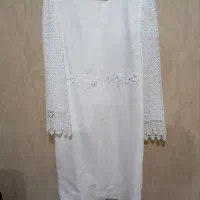 مانتو مجلسی سفید