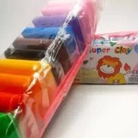 خمیرکلی۱۲رنگ با ابزار