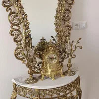 آینه شمعدان طرح برنز