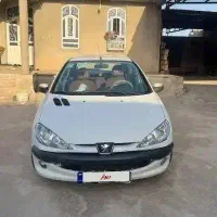 پژو ۲۰۶ تیپ ۲ سفید بی رنگ استثنایی