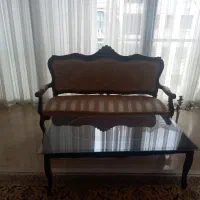 فروش مبلمان ۷ نفره در حد نو و چوب گردو|مبلمان خانگی و میز عسلی|تهران, ونک|دیوار