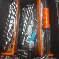 جعبه ابزار مکانیکی همراه ابزار