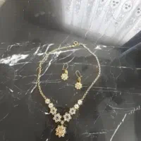 نیم ست طلا کاملا نو فقط ۲ درصد