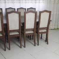 نهار خوری ۸ نفره  مبل ۷ نفره و دو ععد عسلی