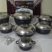 سرویس قابلمه چدن دسینی ایتالیا (اصلی و اورجینال)|ظروف پخت‌وپز|تهران, پونک|دیوار
