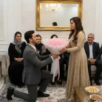 گل رز روبانی جاودان