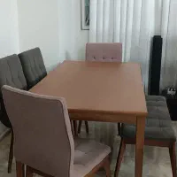 میز ۶نفره|میز و صندلی غذاخوری|فردیس, شهرک شهید حسینی|دیوار