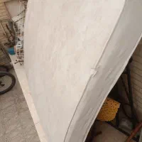 تخت اهنی دونفره ودوعدد ماشین لباسشویی دوقلو