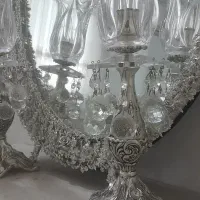 آینه و شمعدان و پایه ست