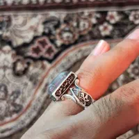 انگشتر نقره سنگ شجر|جواهرات|کرج, خرمدشت|دیوار