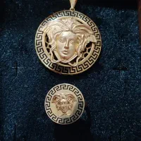 فروش النگو انگشتر و مدال ست ورساچه|جواهرات|اهر, |دیوار