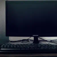 کیس کامپیوتر کامل +مانیتور ( LED ) ۱۹ اینچ سامسونگ|رایانه رومیزی|کرج, کمال‌شهر|دیوار