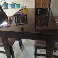میز نهارخوری چوب ۴نفره