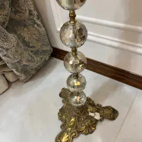 آباژور پایه بلند برنز کنار سالنی