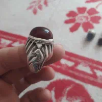 انگشتر یاقوت و عقیق
