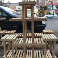 استند چوبی گل