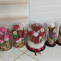 گل های شیشه ای همه مدل