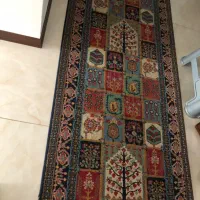 فرش فانتزی 4 متری قهوه ای و فرش کناره|فرش|تهران, آبشار تهران (دریاچه)|دیوار