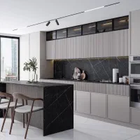 کابینت آشپزخانه/آماده/های گلاس/ام دی اف/نئوکلاسیک