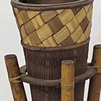 پایه گلدان چوبی