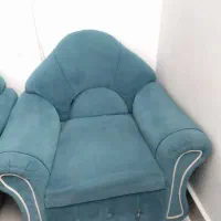 مبل 7نفره با سه عدد جلو مبلی مناسب خانه باغ